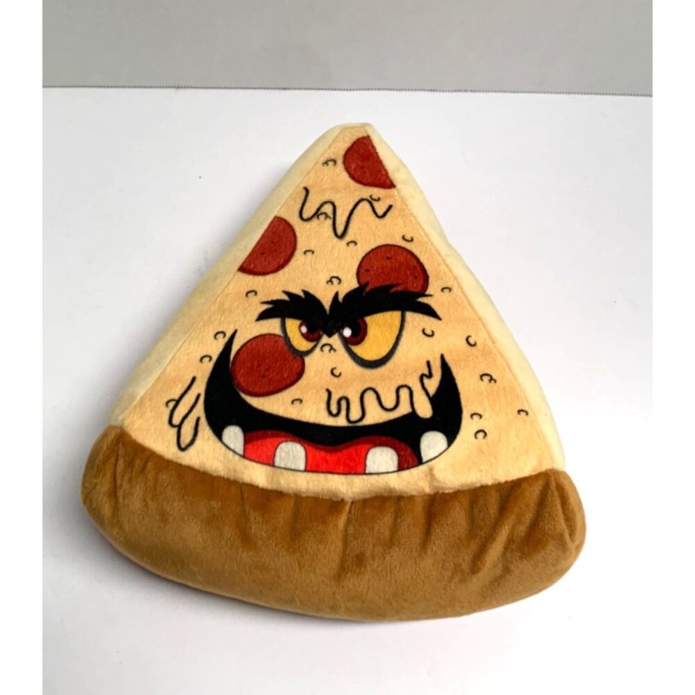 Fun Express Plush Stuffed Doll Toy Pizza Slice Pillow 10 x 9 in